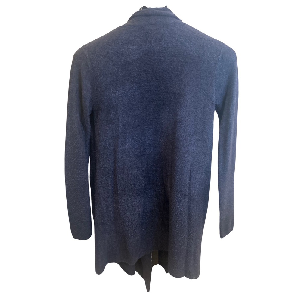 Barefoot Dreams CozyChic Lite Circle Cardigan Navy Blue Open Front 903 S/M - Picture 6 of 6